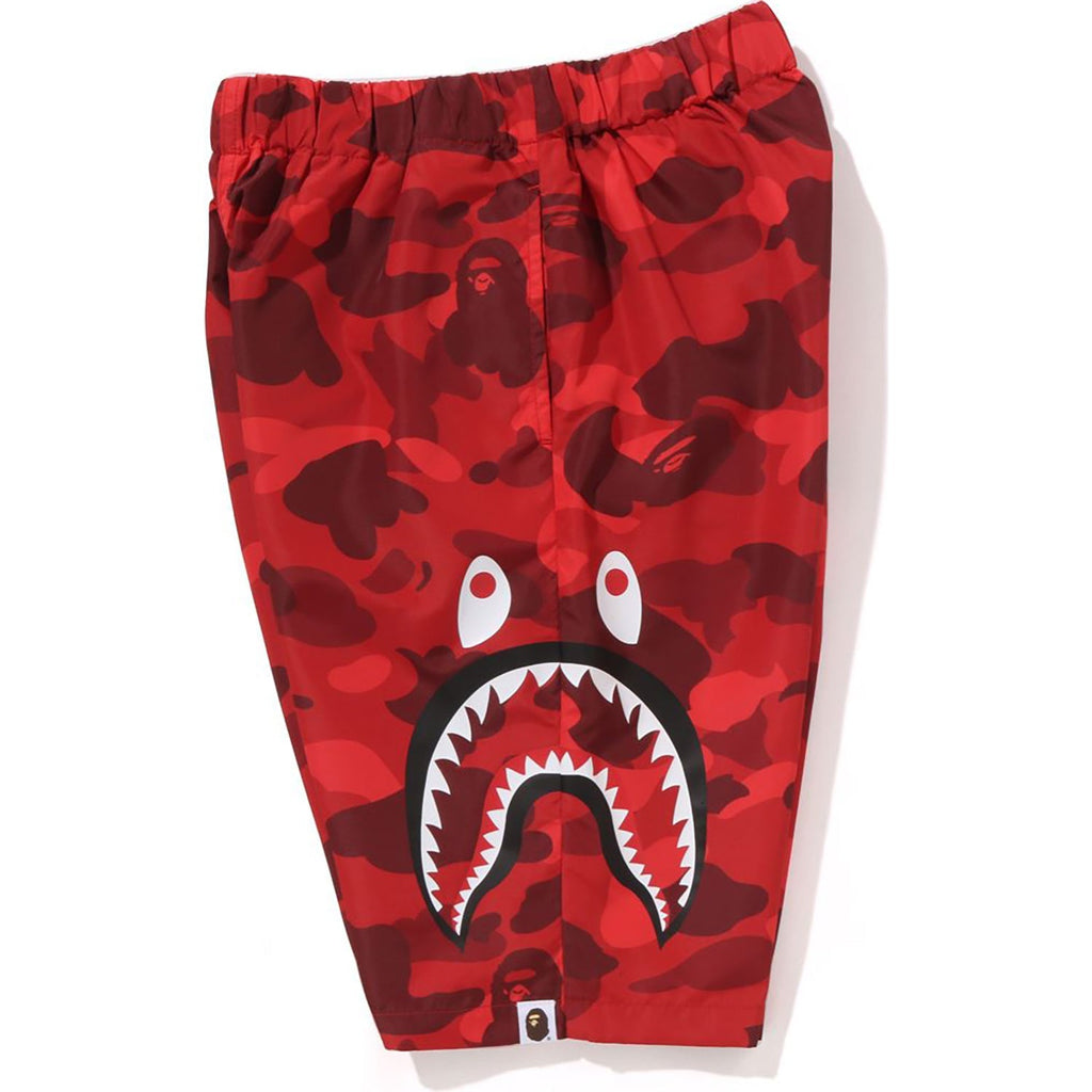 COLOR CAMO SIDE SHARK BEACH SHORTS JR KIDS