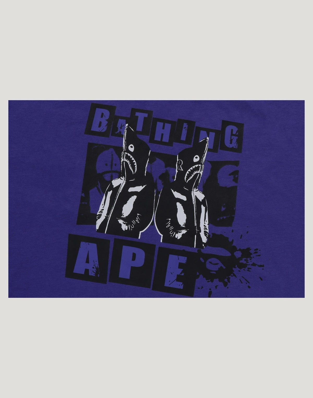 GRAFFITI BAPE LOGO RELAXED FIT TEE #2 MENS