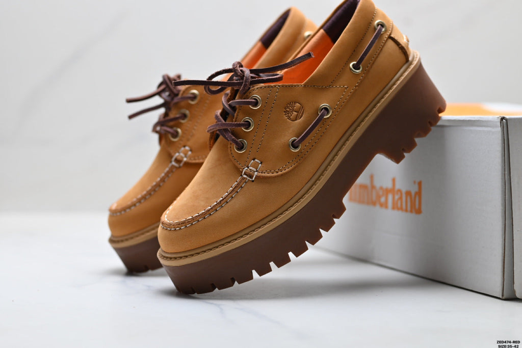 Timberland Wheat Women's Platform Boat Shoe