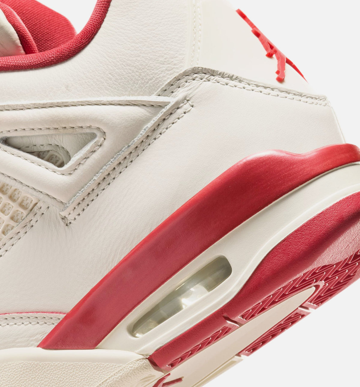 Air Jordan 4 Retro Valentines Day Women's Lifestyle Shoes - Pale Ivory/Sierra Red/Tough Red