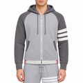Classic Four-Bar Thickened Hoodie | Thom Browne