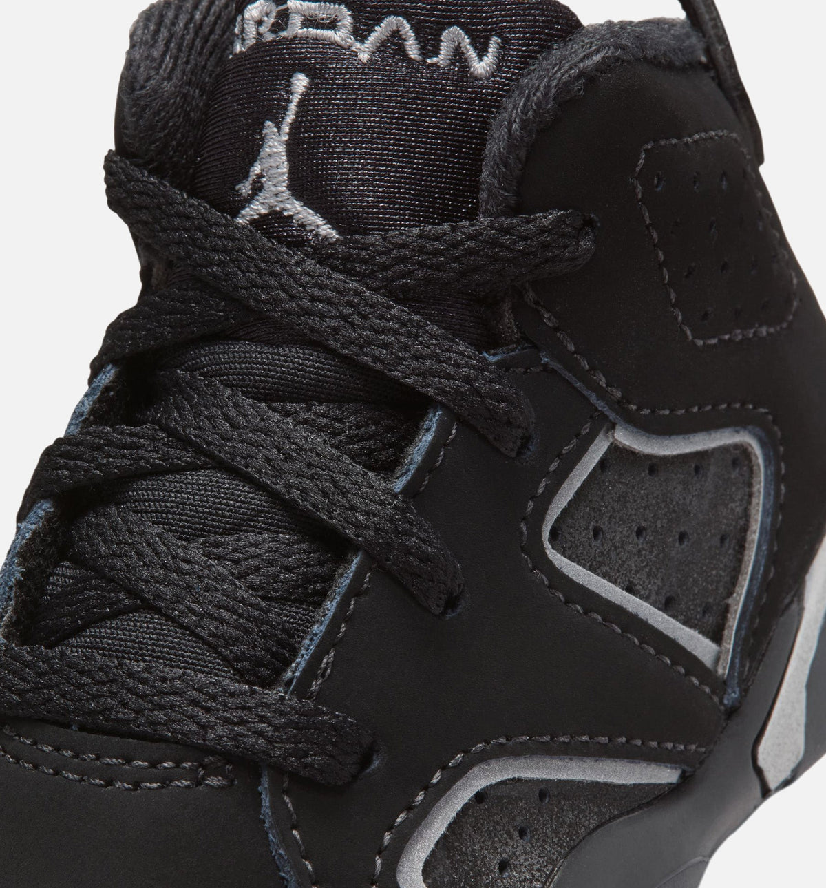 Air Jordan 6 Cap & Gown Infant & Toddler Shoes - Black/Reflective Silver/Black