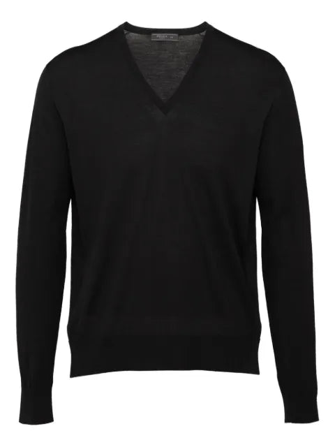 Prada knitted v-neck sweater