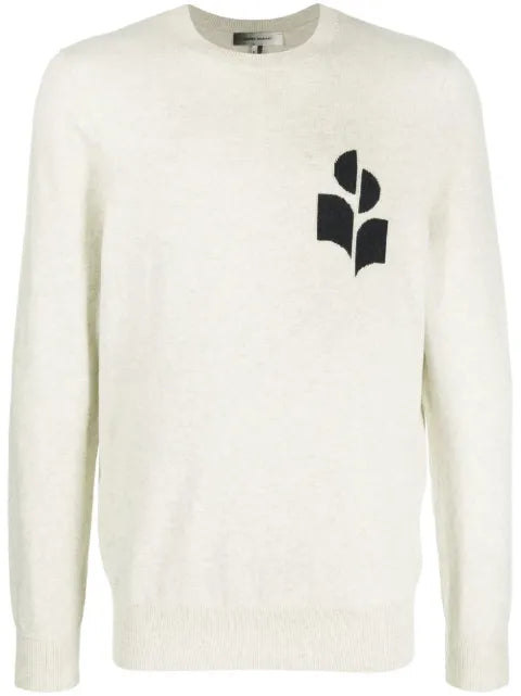 MARANT Evans wool blend logo sweater