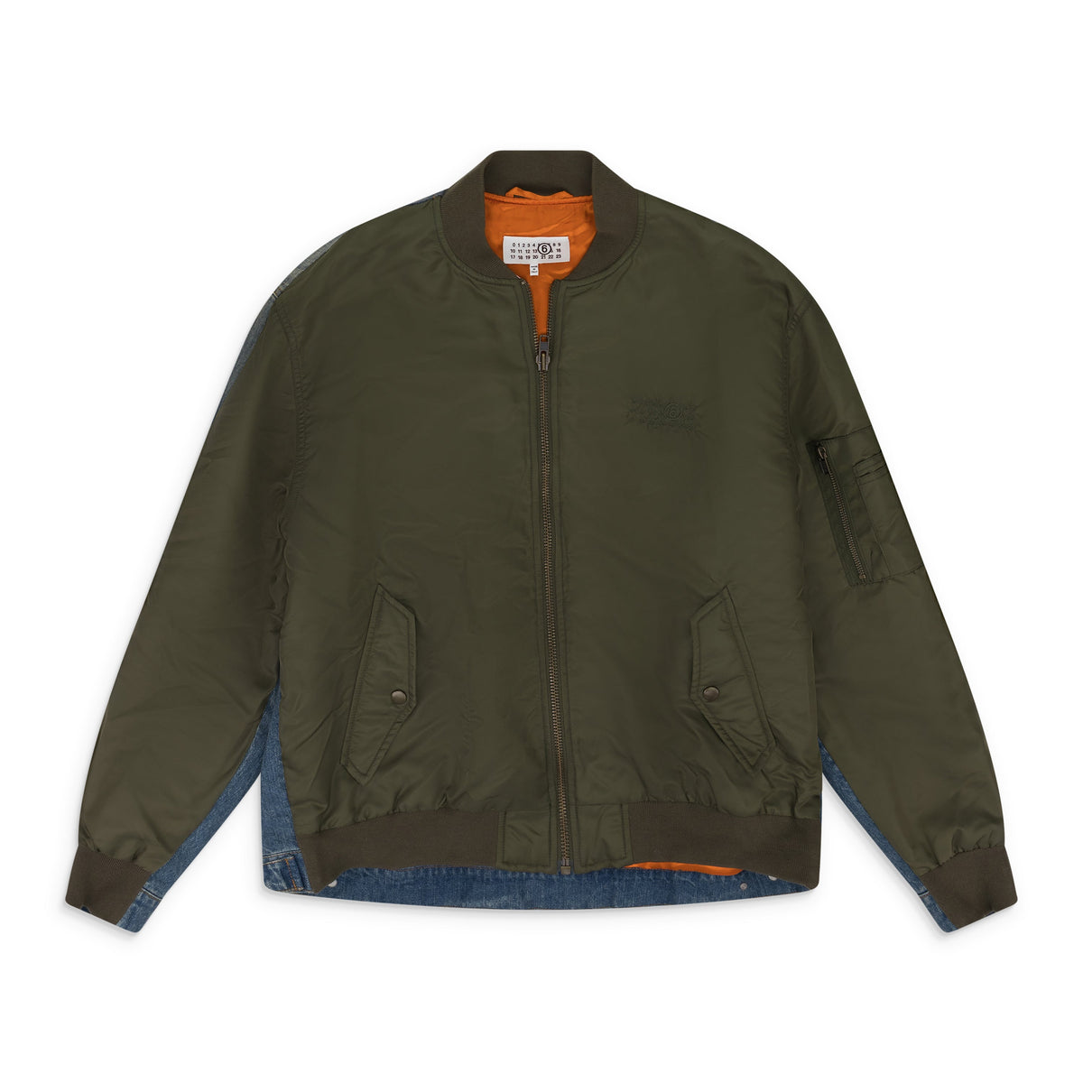 Green Split Bomber Jacket