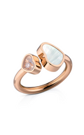 CHOPARD HAPPY HEART PINK GOLD RING