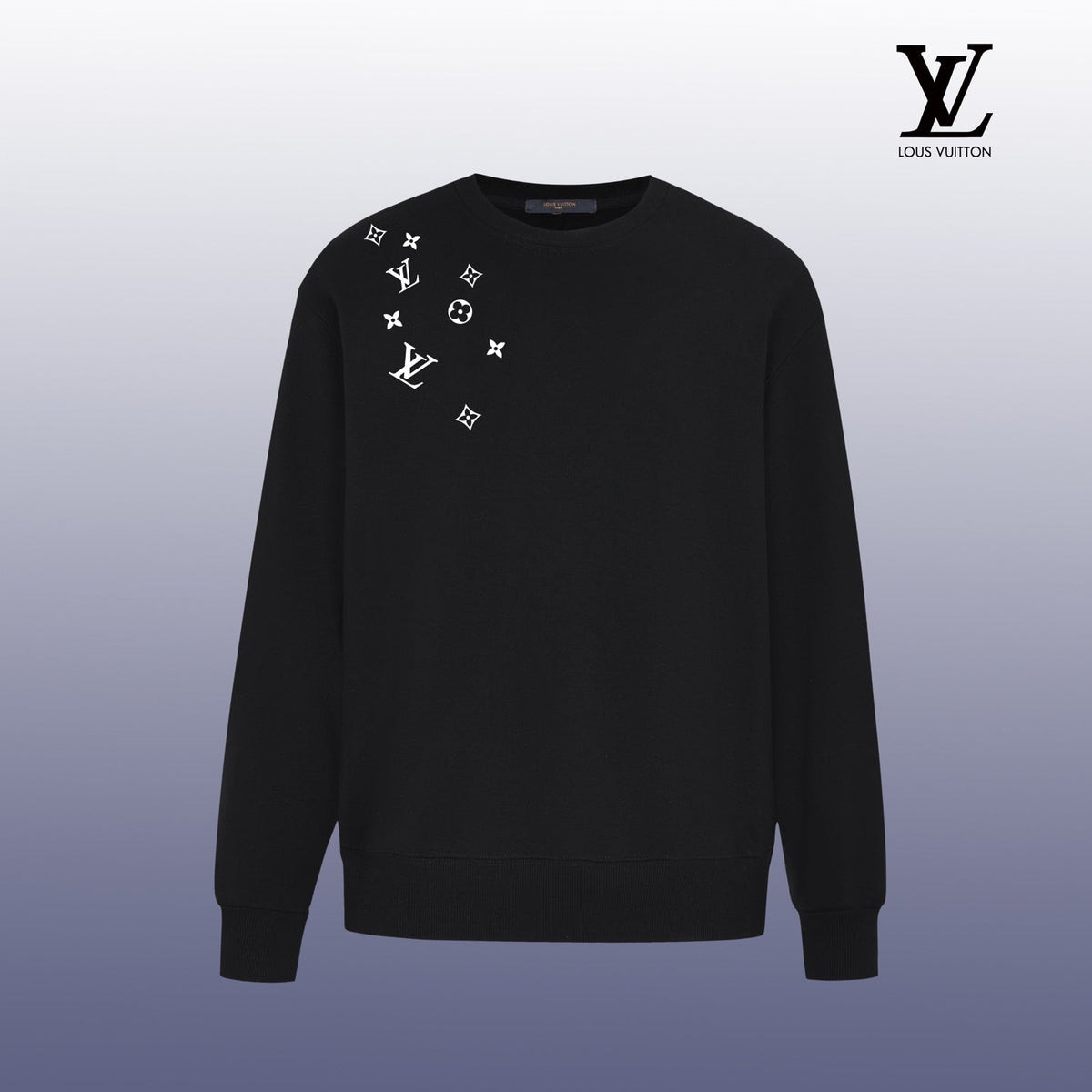 Designer Graphic Print Crewneck Sweatshirt