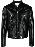 Courrèges faux-leather button-up jacket