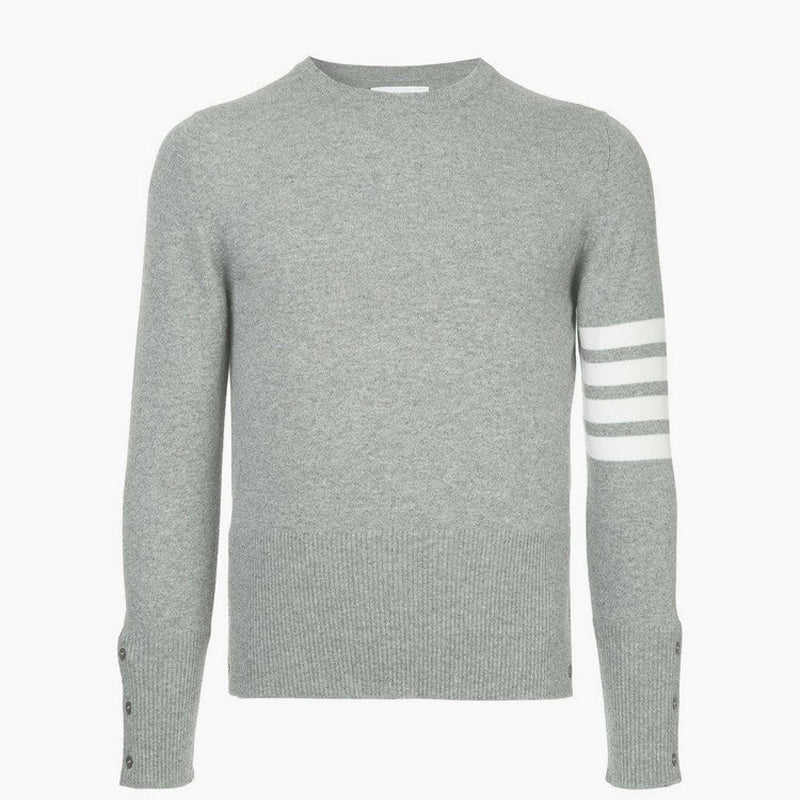 Classic Four-Bar Couples Wool Sweater - 100% Cotton Made in Japan | Thom Browne