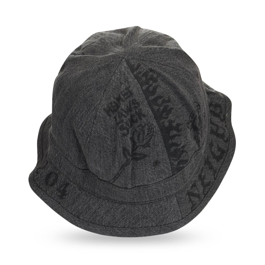 FADE DENIM BALL BLACK HAT
