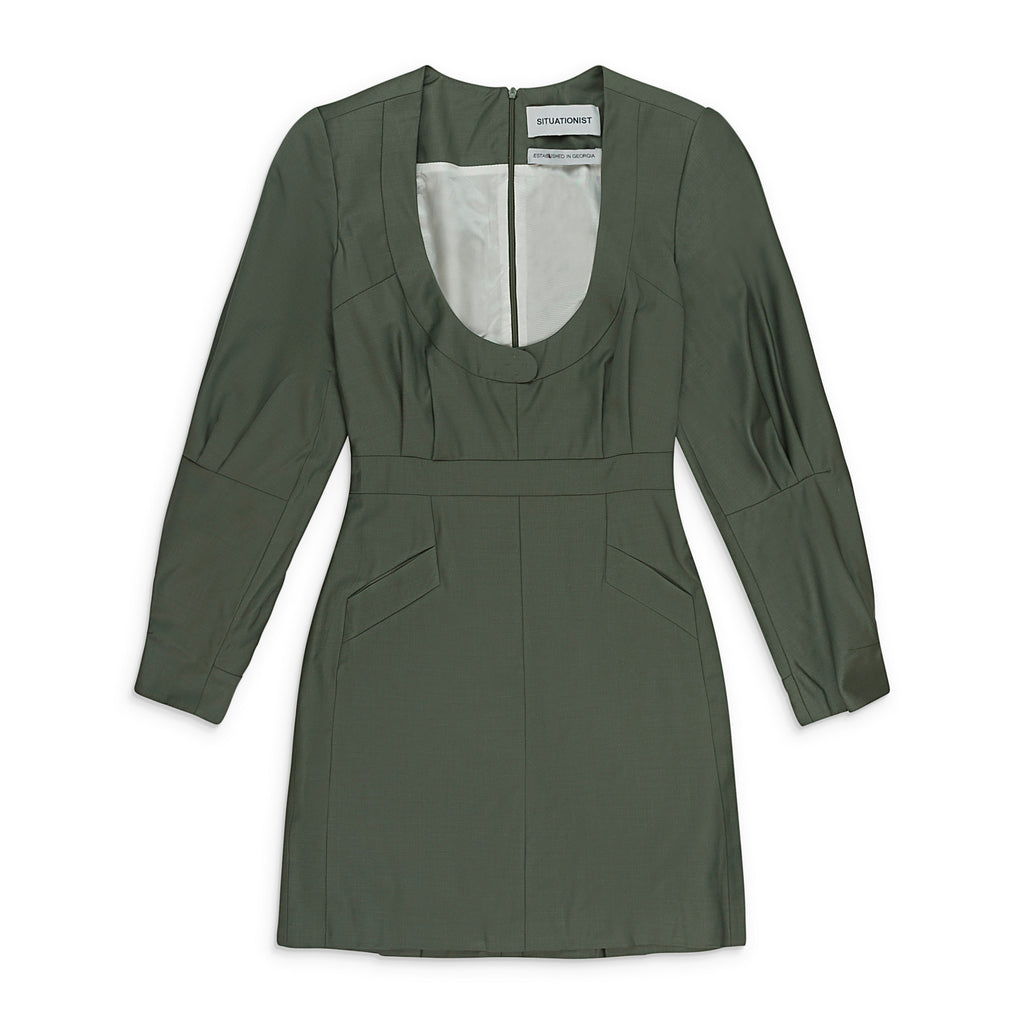 SHORT GREEN DRESS