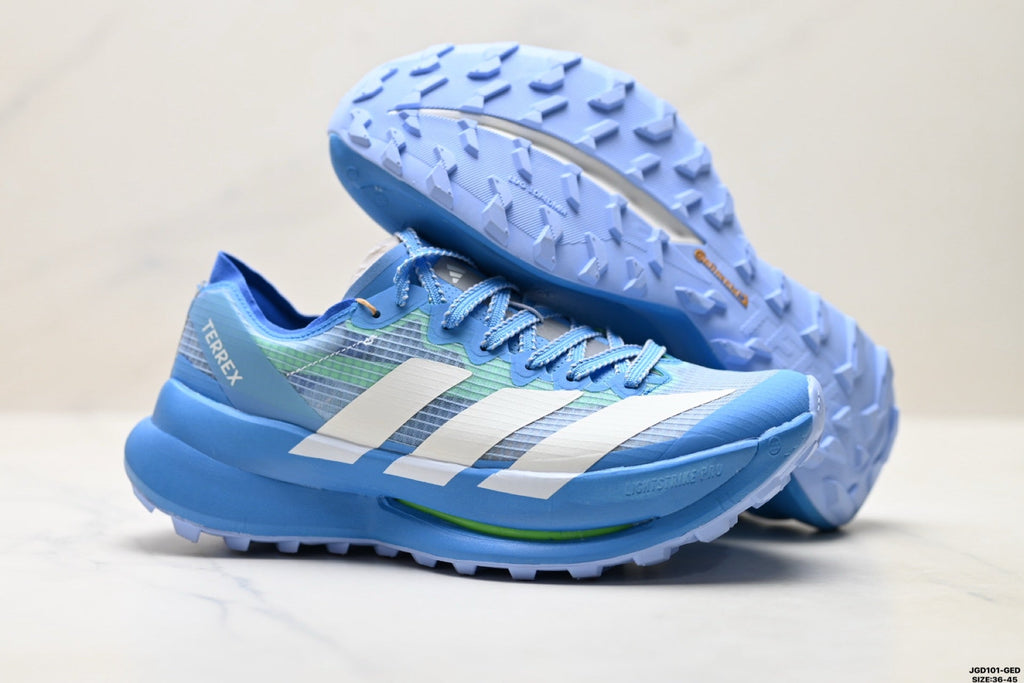 Adidas K81801750 Unisex Running Shoes - 3 Colorways incl. Light Blue/Blue & Orange/Black