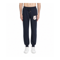 Thom Browne Style Men's Diagonal Stripe Badge Sweatpants