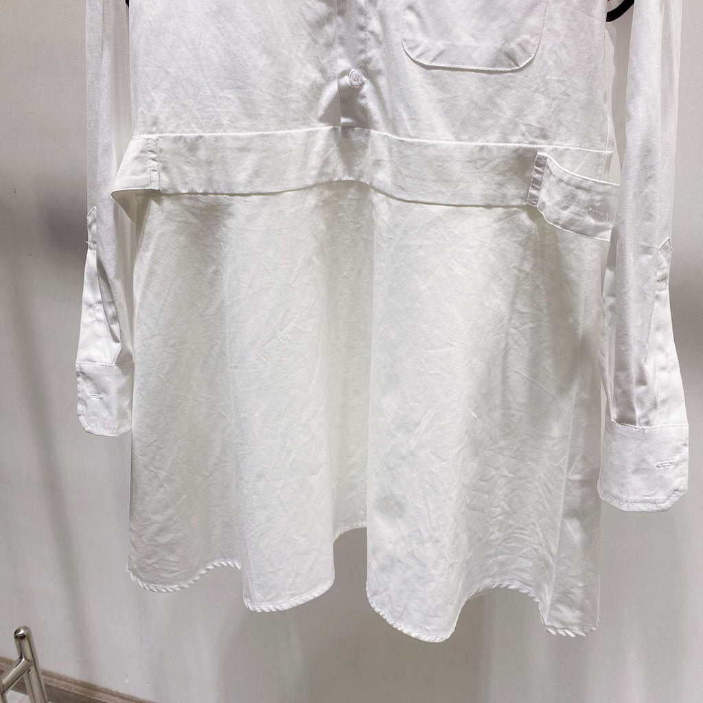 Thom Browne Women's Double Bar Tie Shirt Dress
