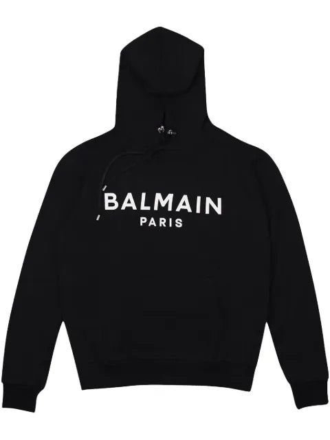 Balmain printed hoodie