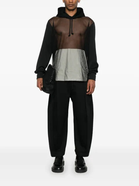 Comme des Garçons Homme Plus panelled hoodie
