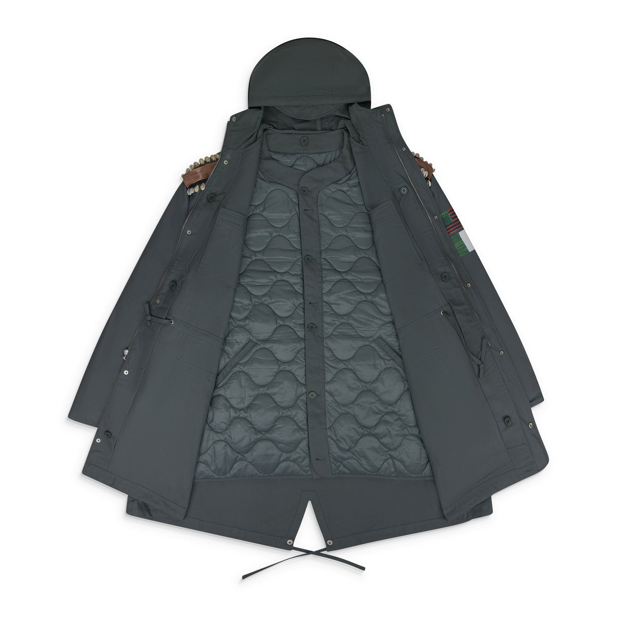 Army Green Cowrie Parka