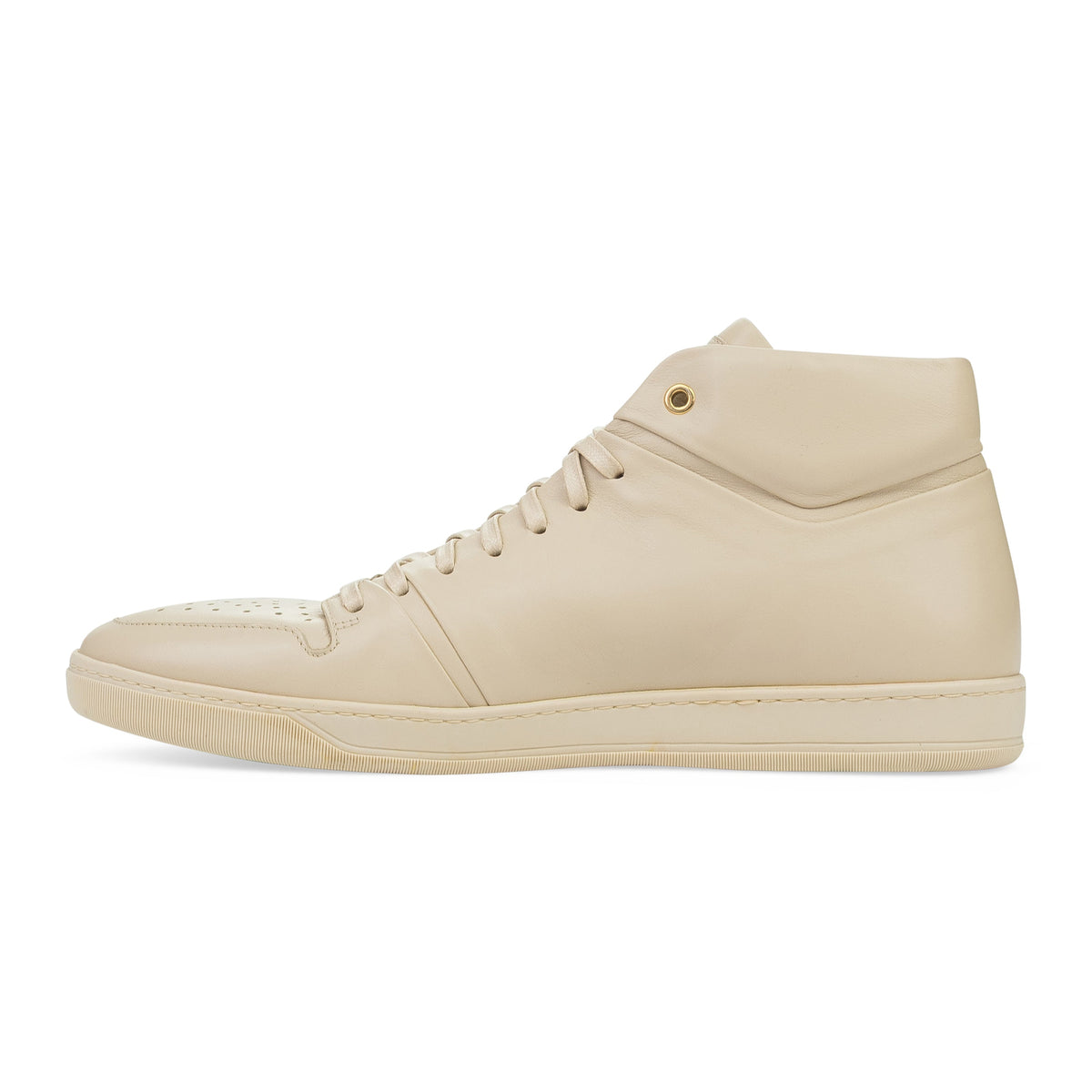 Beige Court Top Sneakers