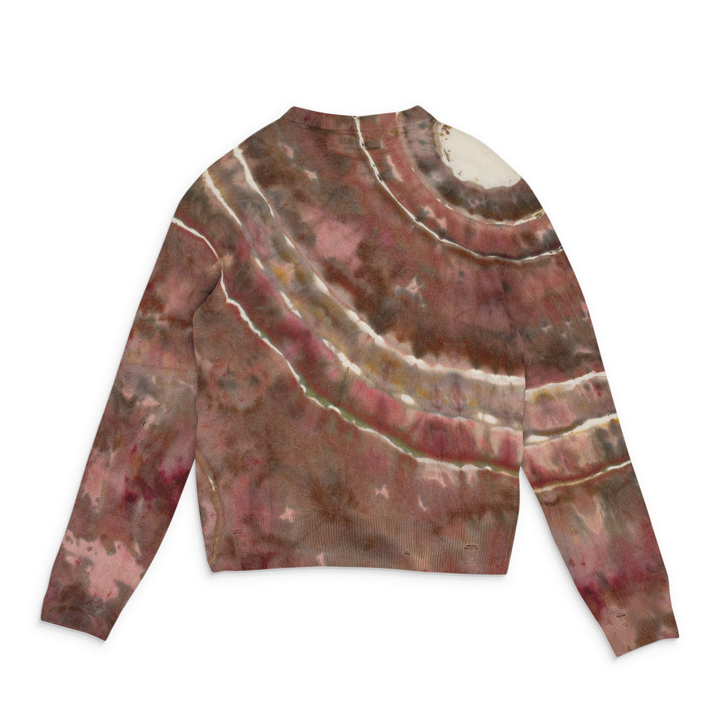 Clay Ma Tie Dye Cashmere Crewneck Sweatshirt