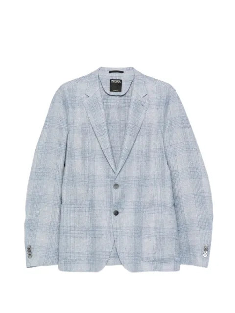 Zegna checked blazer