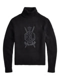 Ralph Lauren Purple Label embroidered turtleneck pullover