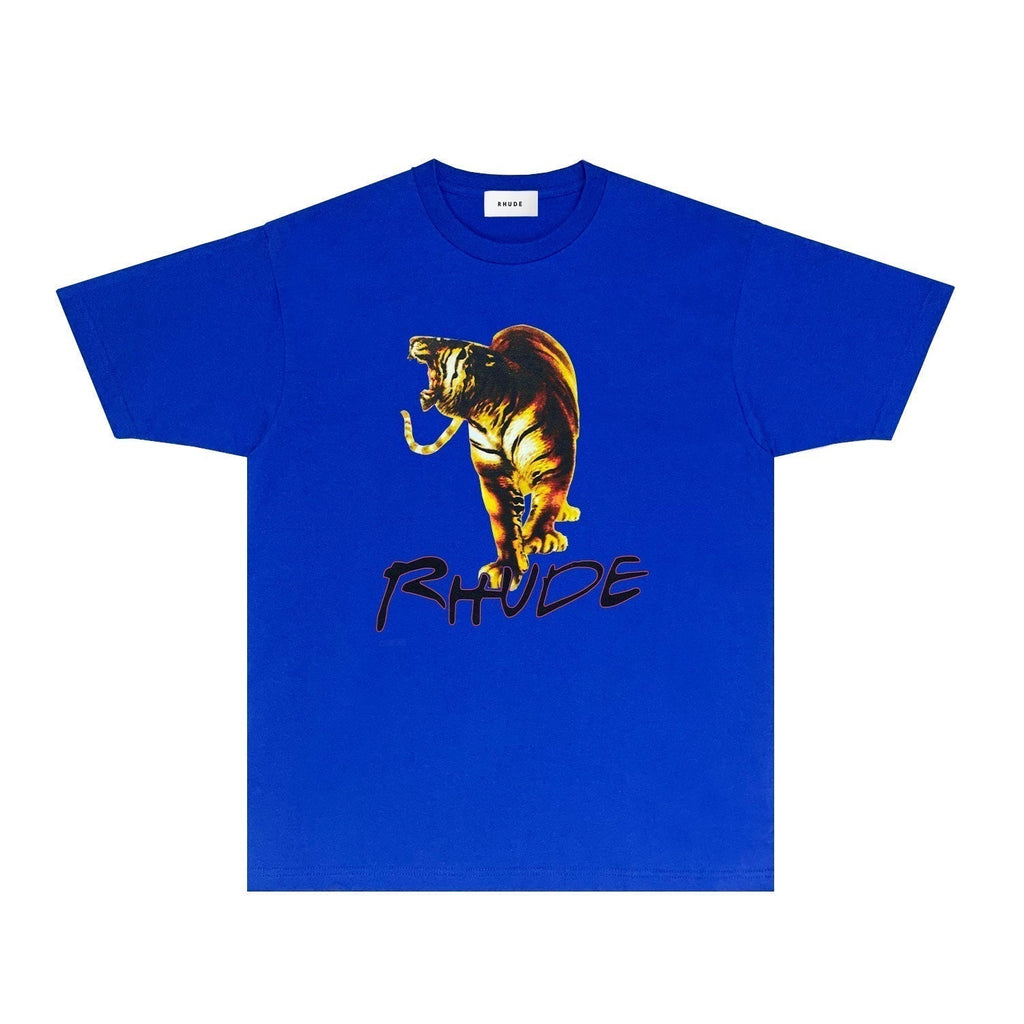 Rhude T-shirts Printed Trendy Pure Cotton