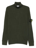 Stone Island ribbed turtleneck sweater
