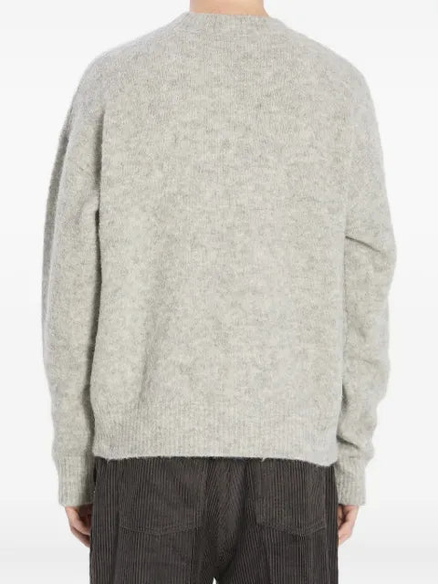 AMI Paris ribbed crew-neck sweater