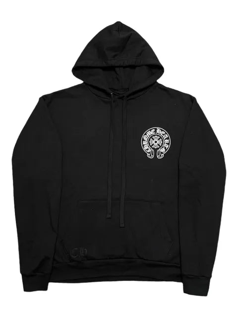 Chrome Hearts horseshoe-logo hoodie