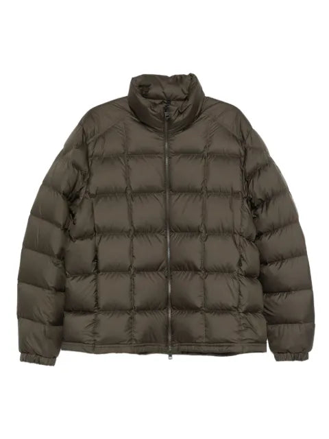 Moncler Eglise square-quilted hooded down jacket