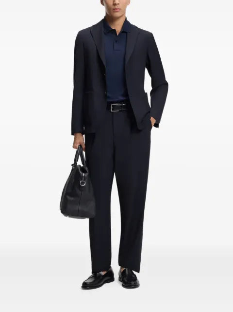 BOSS washable slim-fit jacket in a wool blend