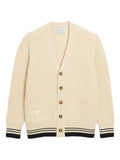 AMI Paris Ami de Coeur logo-embroidered cardigan