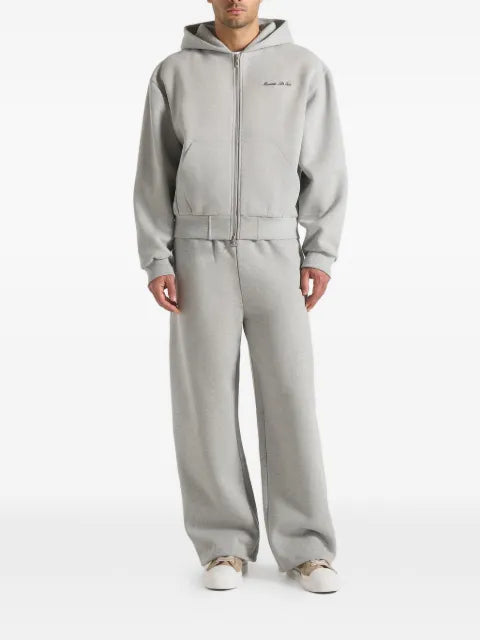 Manière De Voir JS002 Signature relaxed fit zip hoodie