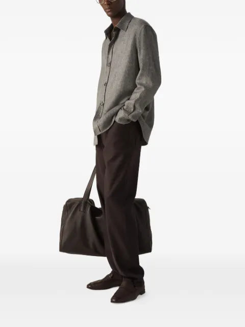 Zegna linen and silk overshirt