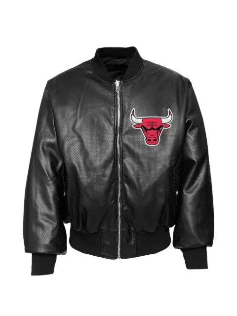 Jeff Hamilton Chicago Bulls reversible bomber jacket