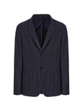 Missoni single-breasted blazer in cotton and viscose with tone-on-tone zigzag pattern