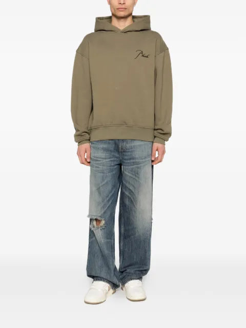 RHUDE green hoodie