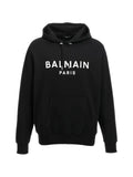Balmain logo-detail long-sleeve hoodie