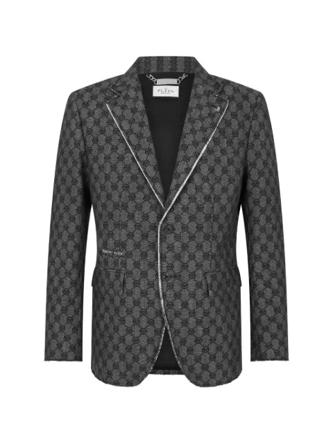 Philipp Plein Miami Vice monogram blazer