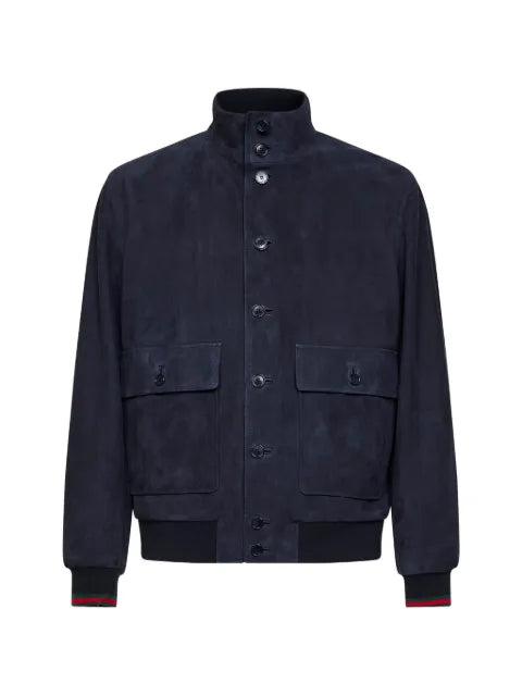 Gucci suede bomber jacket