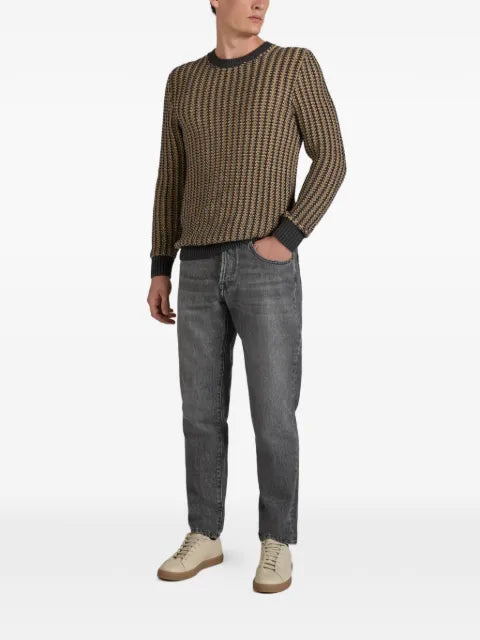 Zanone crew-neck ribbed sweater