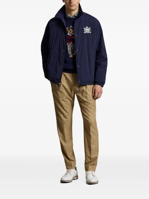 RLX Ralph Lauren crest-print bomber jacket
