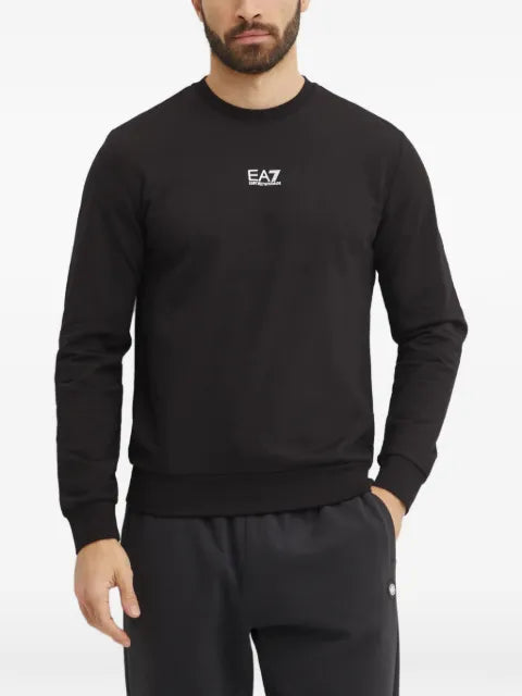 Ea7 Emporio Armani long sleeve sweatshirt in cotton with logo core identity