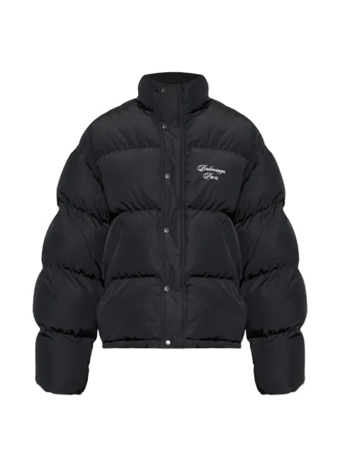 Balenciaga logo quilted puffer jacket