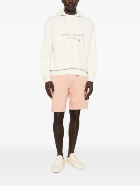 Stone Island 6100054 cotton fleece_S.I. Marina hoodie