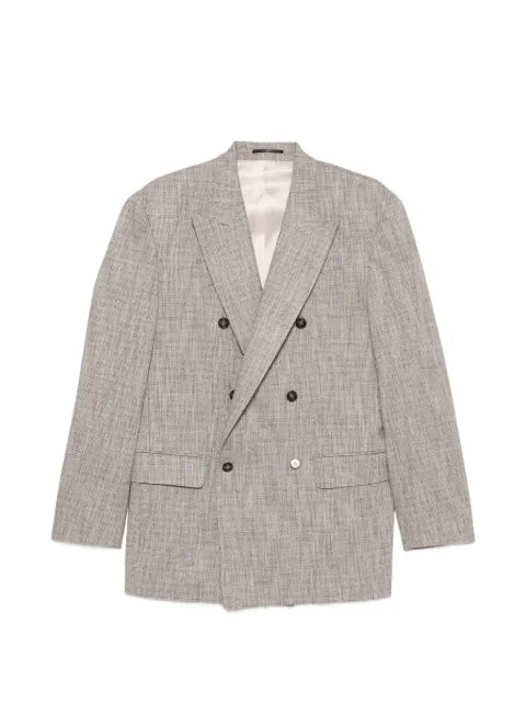 Karl Lagerfeld double-breasted peaked-lapel blazer
