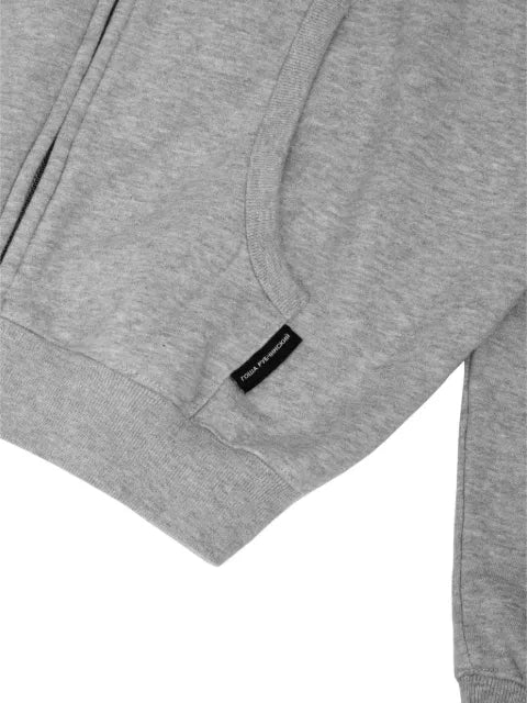 GOSHA RUBCHINSKIY logo-patch zip-up hoodie