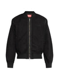 Diesel logo-patch bomber jacket