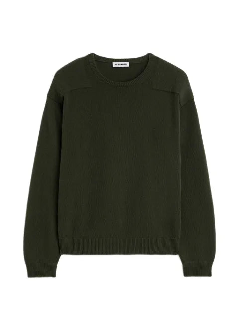Jil Sander wool blend crew-neck sweater