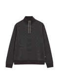 BOSS half-zip micro-textured sweatshirt